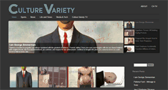 Desktop Screenshot of culturevariety.com