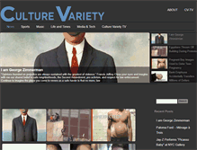 Tablet Screenshot of culturevariety.com